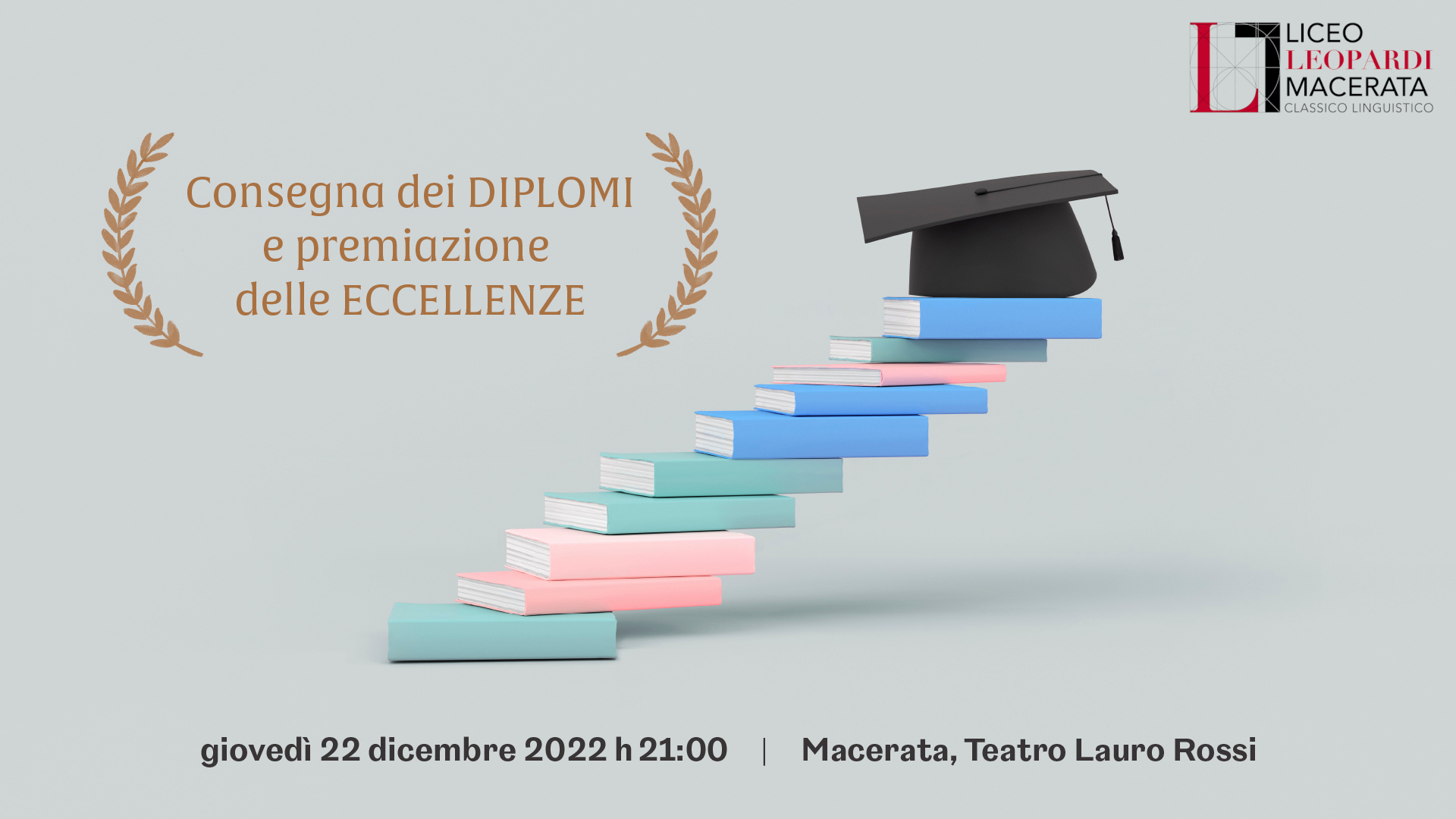 Consegna dei diplomi e premiazione delle eccellenze, 22 dicembre - Liceo Statale G. Leopardi Macerata