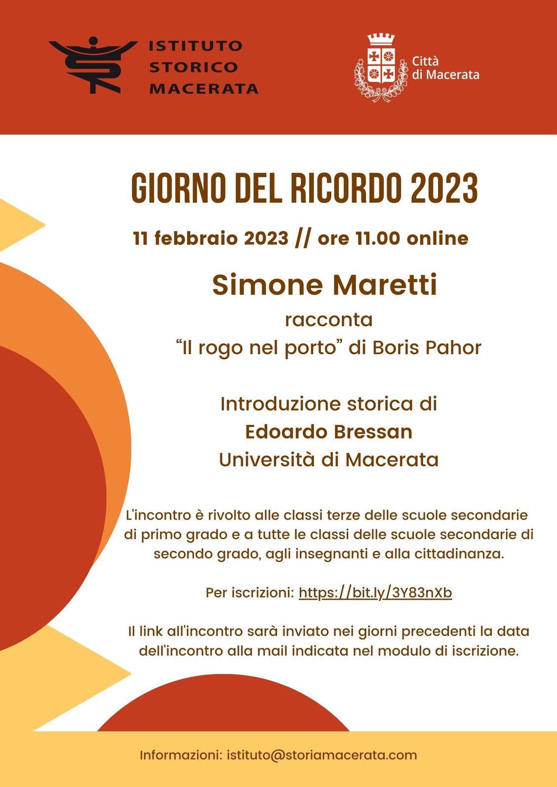 6 febbraio 2023 - Giorno del Ricordo 2023 - Simone Maretti racconta 