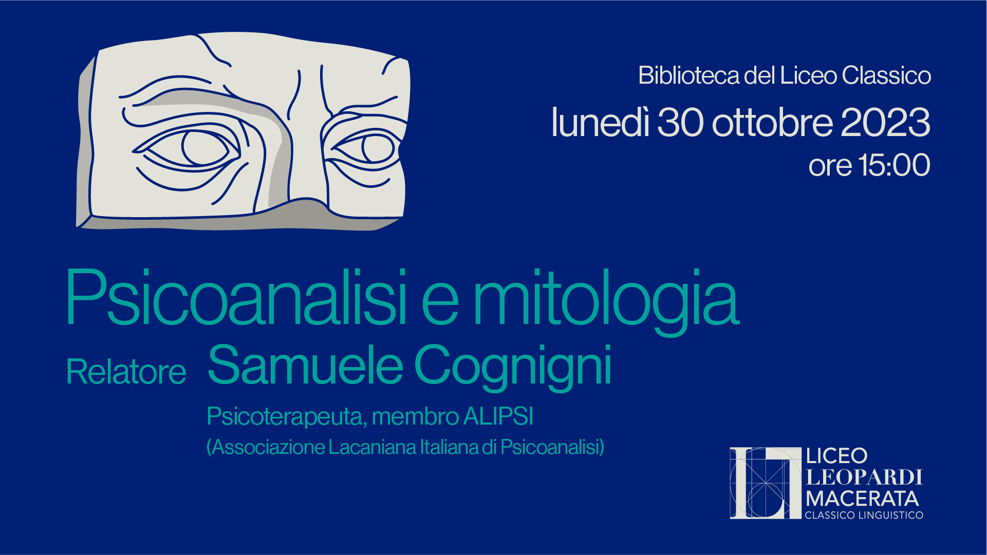 Psicoanalisi e mitologia, 30 ottobre - Liceo Statale G. Leopardi Macerata