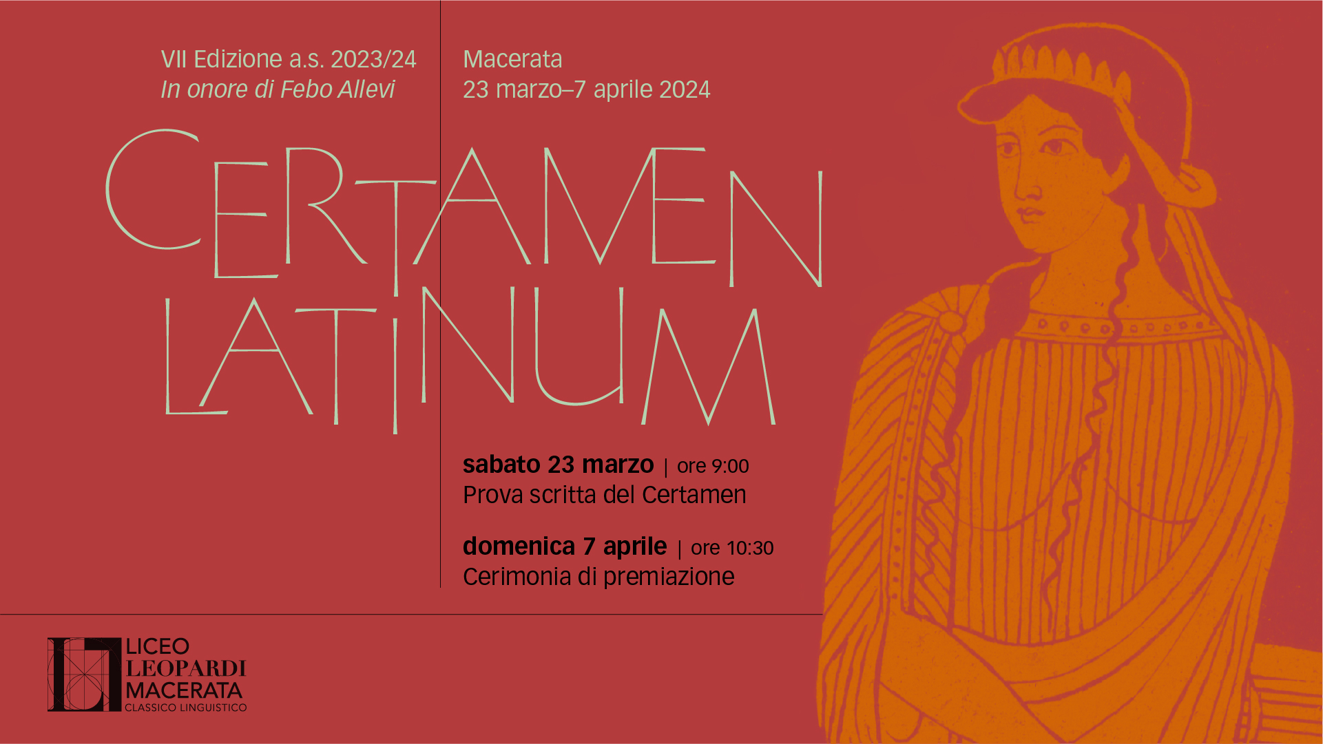 Certamen Latinum - VII Edizione 2024, 7 aprile - Liceo Statale G. Leopardi Macerata