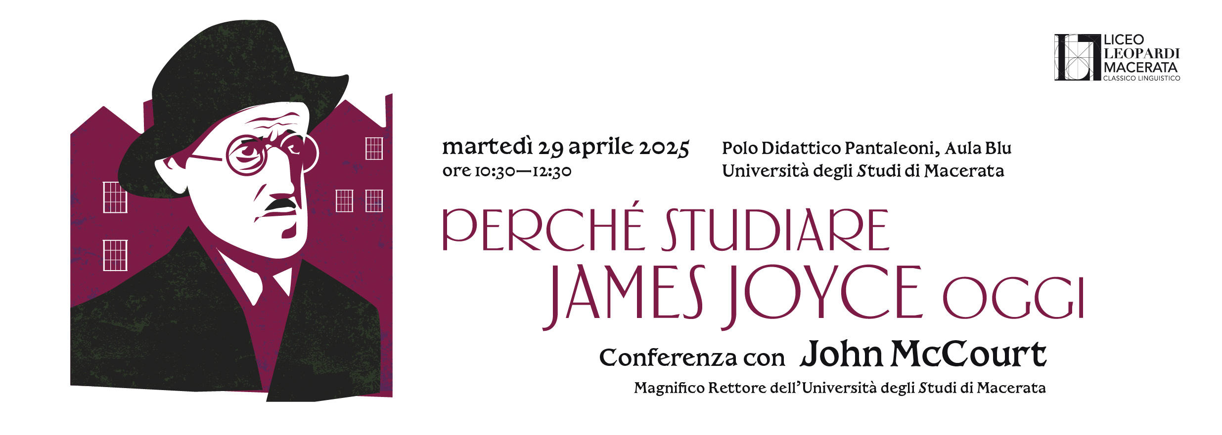 Perché studiare James Joyce oggi - Liceo Statale G. Leopardi Macerata